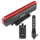 Bicycle Tail Light Bicycle Rear Warning Light Long Strip Cob Tail Light Wat