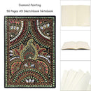 DIY Mandala Special Shaped Diamond Painting 50 Pages A5 Sketchbook Notebook