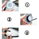 2 Car Rearview Blind Spot Side Rear View Mirror Convex Wide Angle Adjustable Hot