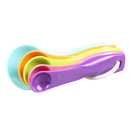 5 in 1 Colorful Plastic Measuring Spoons Set Kitchen Baking Tools A