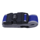 Safety belt Belt Lock Combination Travel Luggage Suitcase band color:Blue +