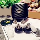 Mini Stylish Simple Contact Lens Hard Case Travel Kit with Mirror Bottle wi