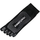Xianzuxiu Yoga Socks Sport Fitness Socks Fashion Five Toe socks Pure black