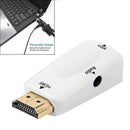 1080P HDMI Male to VGA Female Adapter Video Converter with Audio Output N3