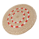 Natural Straw Round Cushion Yoga Meditation Mat Tatami Cushion 23 cm