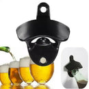 1pc Wall Mounted Beer Wine Bottle Cap Catcher Bar Mountable Zinc alloy Open S3H5