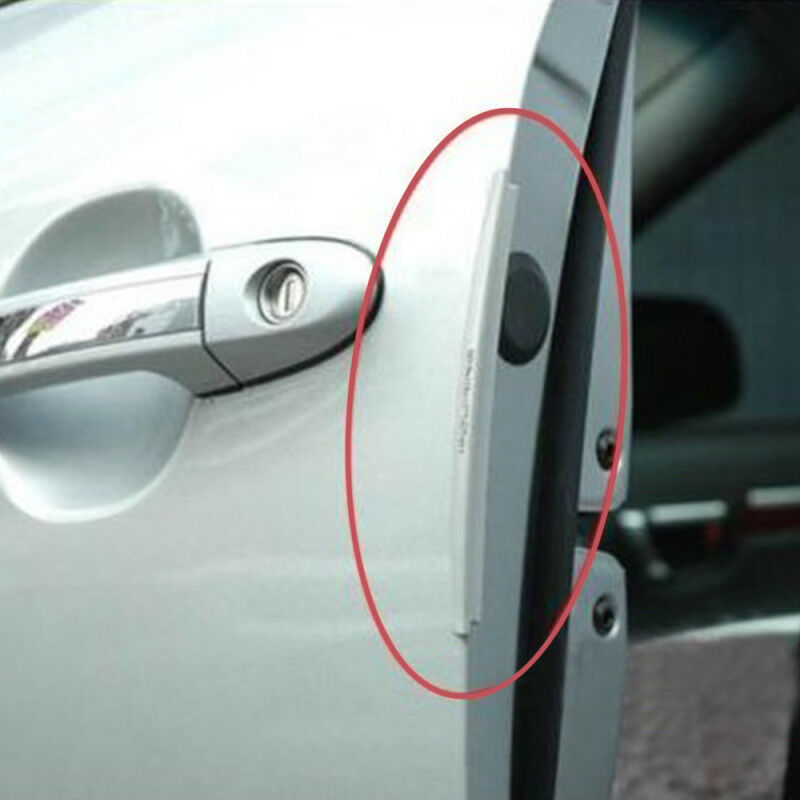 8PCS Car Door Edge Guard Strip Scratch Protector Transparent Anti-collision Trim