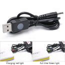 LED Flashlight USB Cable Mobile DC Power Charger Torch Charging Cables