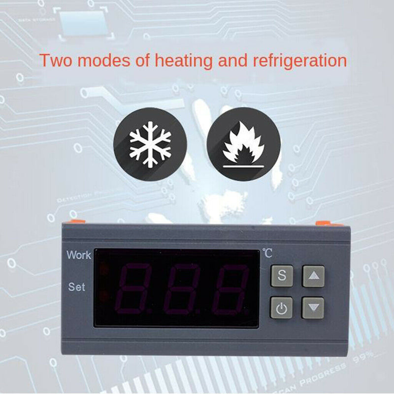 Digital Display Temperature Controller Thermostat AC90-250V -50~110Ã¯Â¼Ë†Ã¢â€žÆ’Ã¯Â¼â€°