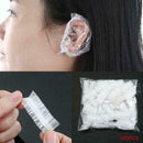 100PC Cover Hair Dye Earmuffs Bathing Waterproof Disposable Cap Tool H5Y4