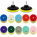 4 Inch Diamond Polishing Pads Set Wet/Dry Polishing Kit for Granite Stone C