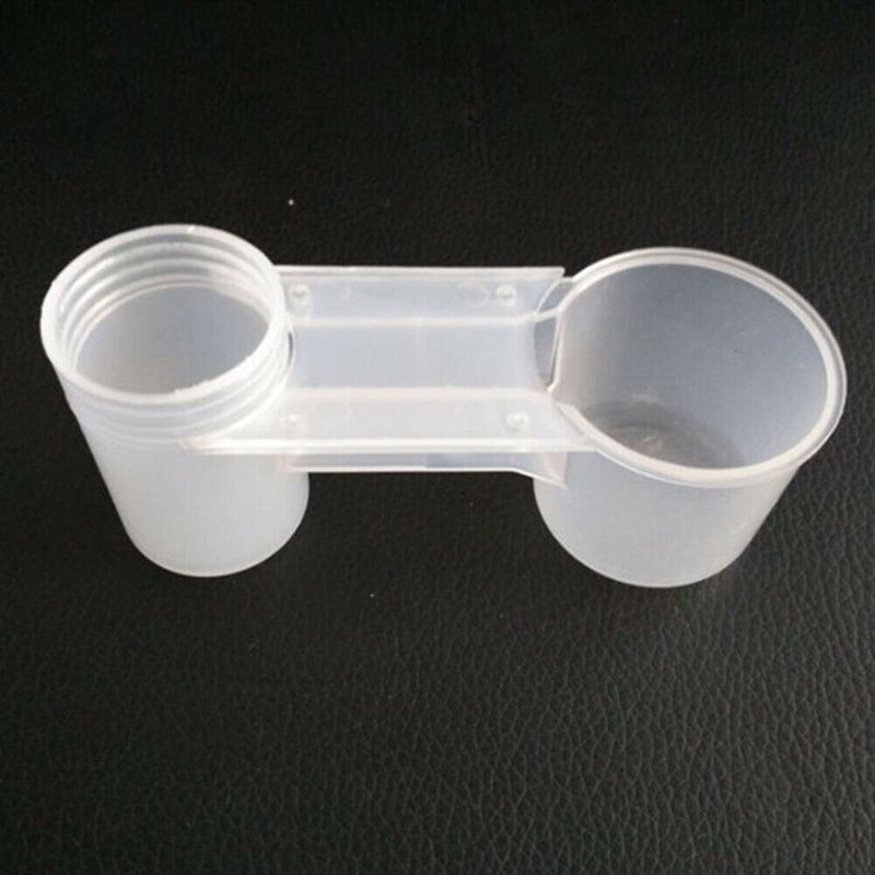 Practical Water Drinker Plastic Cup Feeder Drinking Bowl for Bird Pigeons Parrot