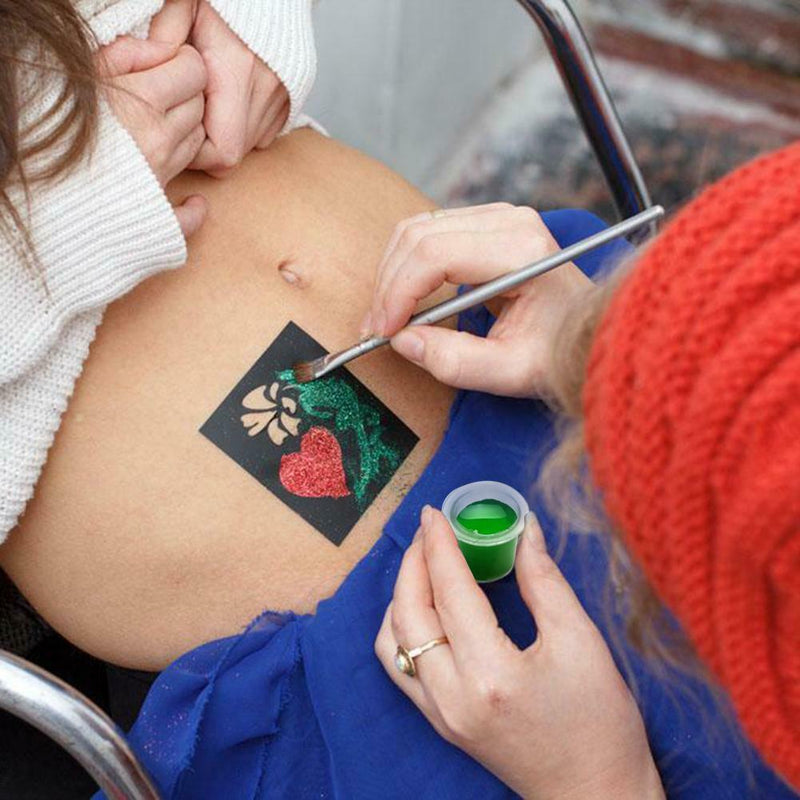 1000pcs Plastic Disposable Tattoo Ink Cap Mix Size Pigment Holder Container A