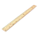 Three packs of wood ruler 30cm pine ruler wooden flat wooden supply ruler r O9O8