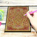 DIY Mandala Special Shaped Diamond Painting 50 Pages A5 Notebook Sketchbook