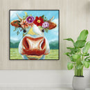 5D DIY Diamond Painting Kits Cow Full Round Drill Handicrafts Art (B2300)