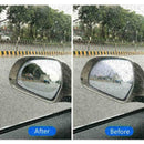 2X Car Rearview Mirror Glass Film Waterproof Anti-Fog Window Membrane J1O3 R4F9