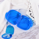 Blue Dental Denture Teeth Storage Case Box Protecting Containe Collection TrayLJ
