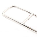 Stainless Steel Car Exhaust Pipe Tail Throat Decor Frame Trim Cover Liner A