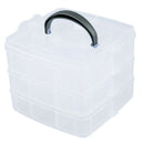 Pills Jewelry Nail Tips Case Holder Storage Organizer 3 Layers Box 18 Grids F3B4