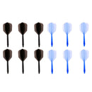 12 Pieces Transparent 2BA Thread Dart Shafts and Dart Flights Connection