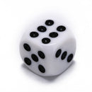 5pcs 16mm drinking dice acrylic white round corner hexahedron dice club parE M&E