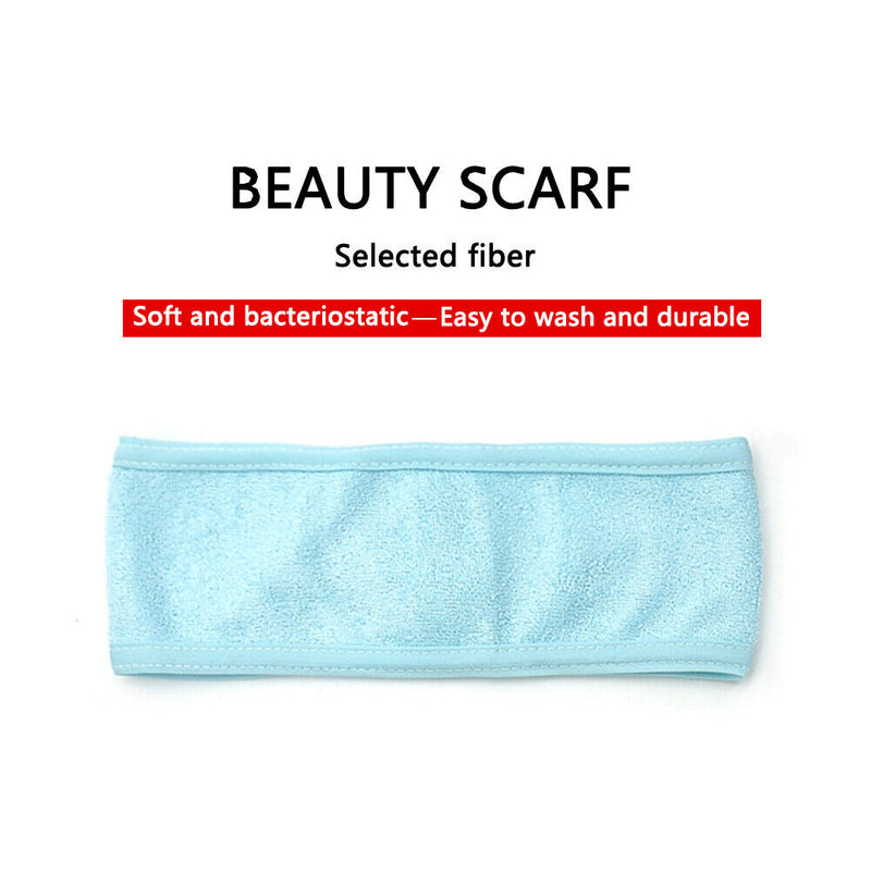 Adjustable Makeup Towel Hair Wrap Head Band Salon SPA Yoga Facial Headband CA