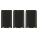For Microsoft Xbox 360 S Battery Back Cover Door Protector Lid Black - Pack of 3