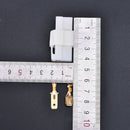 6.3mm 2pin automotive electrical wire connector male female cable termina plugJR