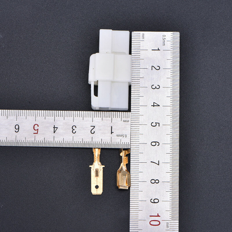 6.3mm 2pin automotive electrical wire connector male female cable termina plugJR