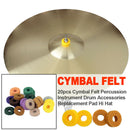 Cymbal Felt Instrument Drum Accessories Replacement Pad Hi Hat.