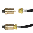 4 Feet Propane Adapter Hose 1 lb to 20 lb Converter Replacement for QCC1/Ty