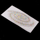 Universe Rhinestones Iron on Hot Fix Motif Heat Press Applique Patch 12.5x6.2