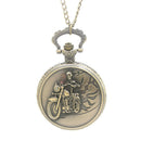 New creative design motorcycle large retro pocket watch