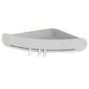 Plastic Corner Shelf Bathroom Shelf Organizer Snap Up Caddy Bathroom Shower L1V8