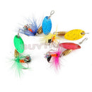 Lot 4pcs Fishing Spinner Spoon Baits Lures Fishing Swim Bait Lure CrankbaitB sp