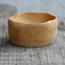 Creative Bamboo Bowl For Food Salad Kids Ramen Rice Designs Handmade Health N9E5