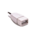 3.5mm Male AUX Audio Plug Jack to USB 2.0 Female Converter Adapter Plug .