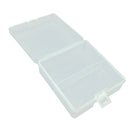 Clear Plastic Battery Storage Case Box Durable for 100x AA Batteries