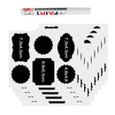 10 Sheets Kitchen Pantry Chalkboard Labels for Food Storage Containers, Storage