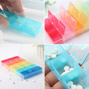 7 DayPop Tablet Pill Box Holder Weekly Medicine Storage Organizer Container CaME