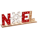 Christmas Wooden Letter Ornaments Art Crafts English Alphabet Desktop Decor A