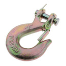 1Pcs 1/4'' G70 Steel Clevis Winch Hook Recovery 4x4 Heavy Duty Chain Hook