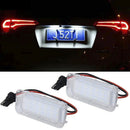 2PCS 12V LED License Plate Light 18LED Lamps For Focus Fiesta Mondeo MK4JCAU Ew