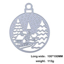 Metal Cutting Dies Stencils for DIY Scrapbook Photo Album Snow House Frame