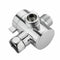 1/2 inch 3-Way T-adapter Diverter Valve Adjustable Shower Head Arm Mounted