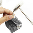 11Pcs/Set Watch Repair Link Remover Tool Hammer Pins Strap Holder Bracelet  B9Y3