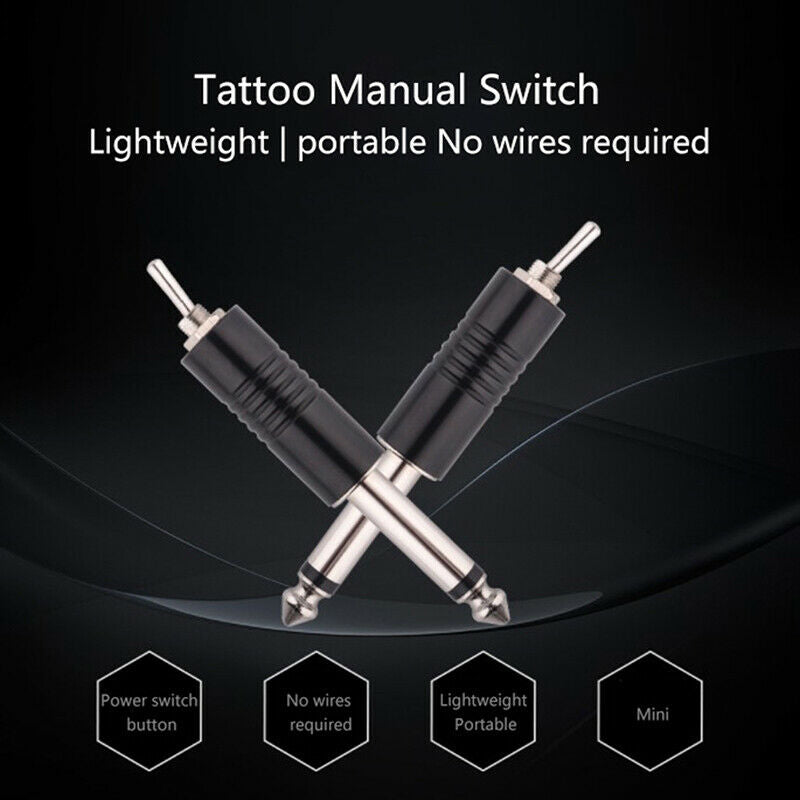 1Pcs Wireless Switch Plug For Tattoo Power Machine Supply Foot Pedal Automat Ew