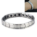 Couple Germanium Titanium Steel Elastic Bracelet Stretch Bracelet Bangle Fo