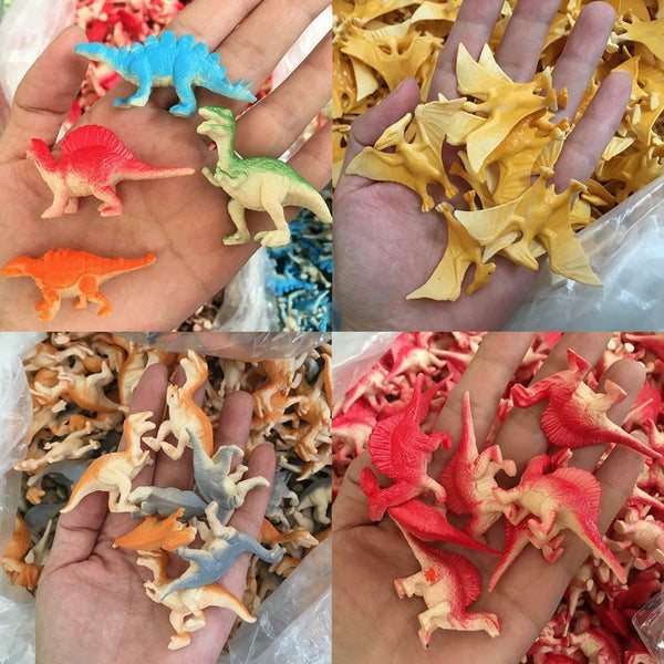 12Pcs Educational Dinosaurs Toys Set Stegosaurus Ceratosaurus Kids